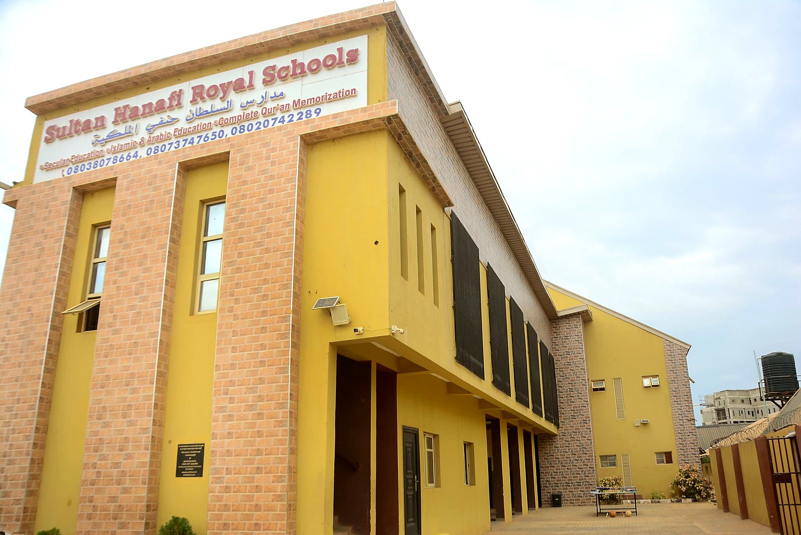 The frontage of Sultan Hanafi Royal Schools, Ikorodu, Lagos State