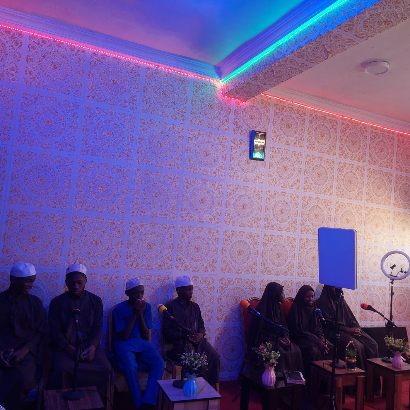 A recitation assembly gathering